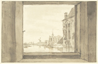 KT 2022 170
          <br/>
          Riviergezicht vanuit een raam
          <br/>
          <em>Liender, Pieter Jan van (1727-1779) - toegeschreven aan</em>